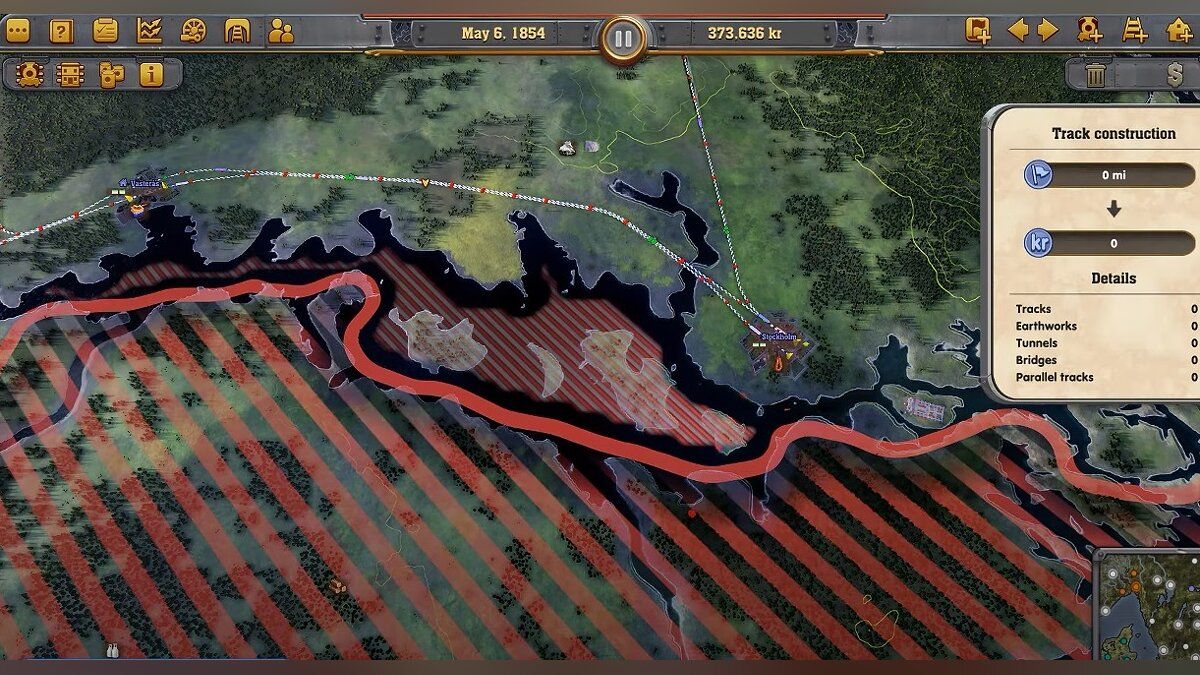 How to unlock new building areas in Railway Empire - Northern Europe