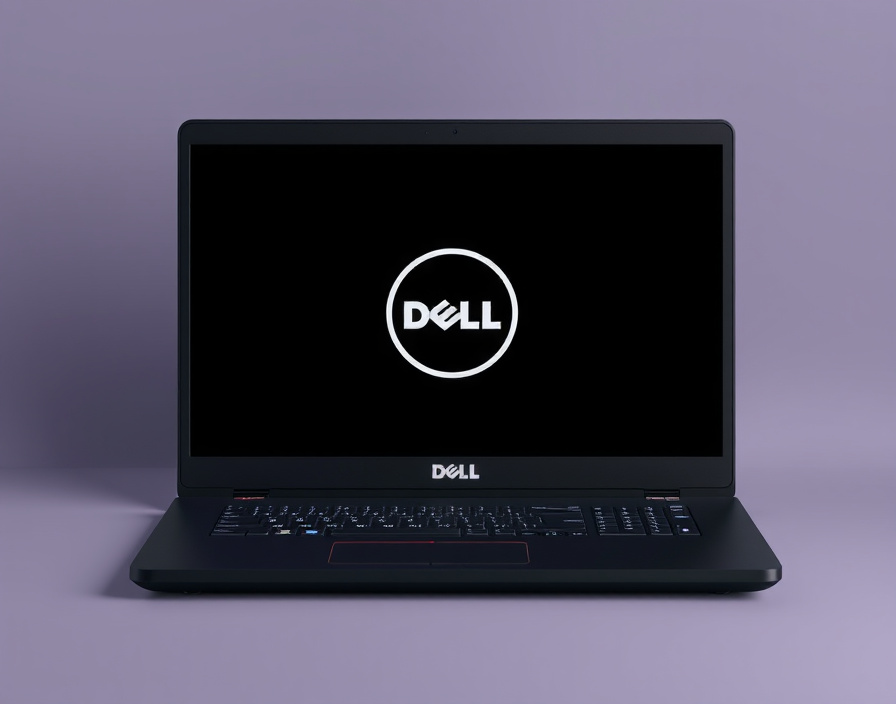 Dell laptop with black screen despite power indicators active